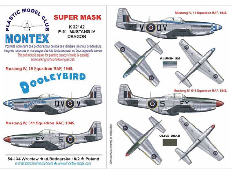 P-51 Mustang IV (RAF) DRAGON - zdjęcie 1 P-51 Mustang IV (RAF) DRAGON - zdjęcie 1