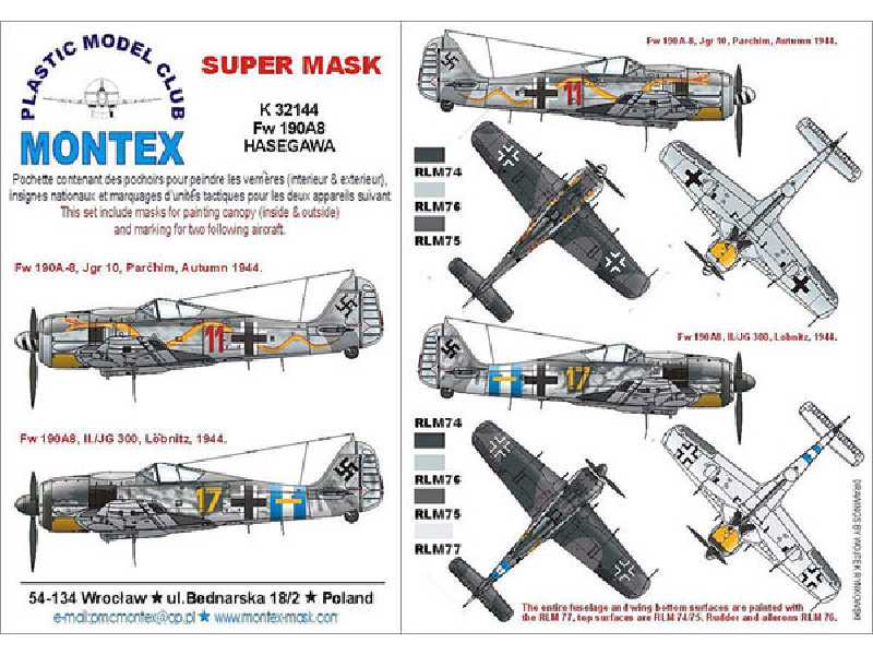 Fw 190A8 (snake) HASEGAWA - zdjęcie 1