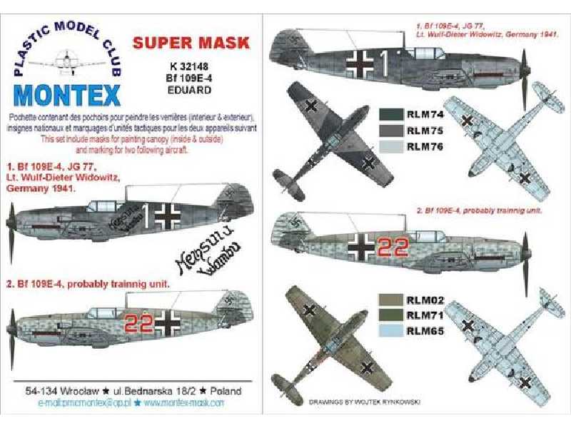 Bf 109E-4 Eduard - zdjęcie 1 Bf 109E-4 Eduard - zdjęcie 1
