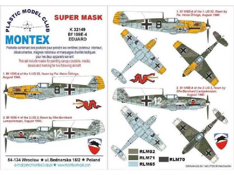 Bf 109E-4 Eduard - zdjęcie 1 Bf 109E-4 Eduard - zdjęcie 1