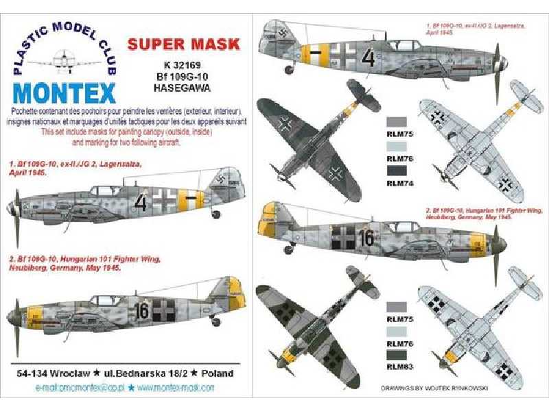 Bf 109G-10 HASEGAWA - zdjęcie 1 Bf 109G-10 HASEGAWA - zdjęcie 1