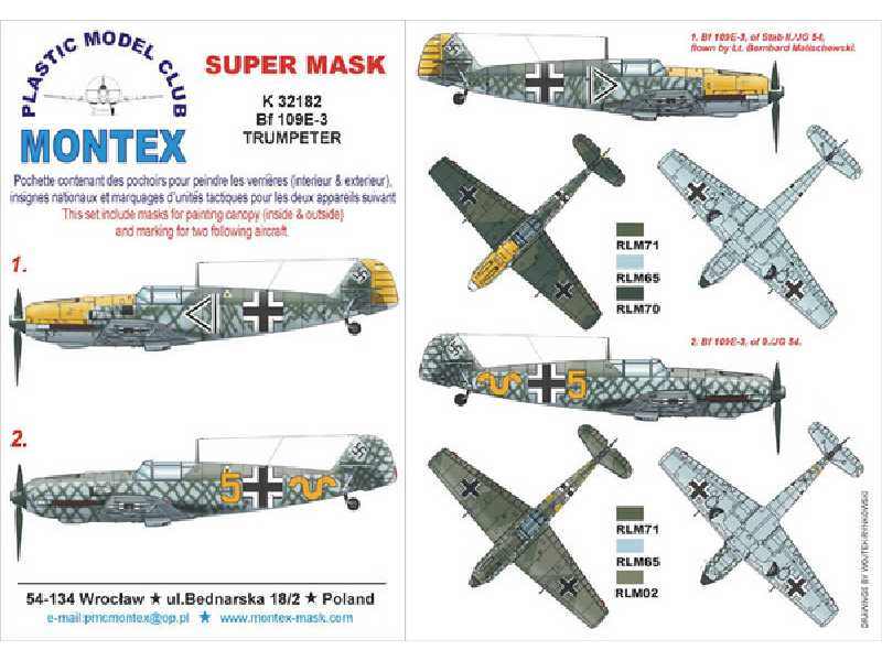 BF 109E-3 TRUMPETER - zdjęcie 1 BF 109E-3 TRUMPETER - zdjęcie 1
