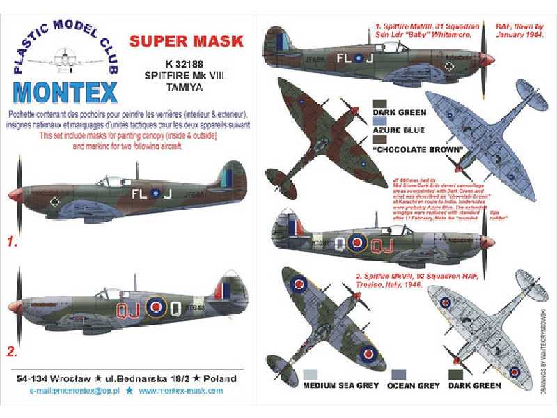 SPITFIRE VIII TAMIYA - zdjęcie 1 SPITFIRE VIII TAMIYA - zdjęcie 1
