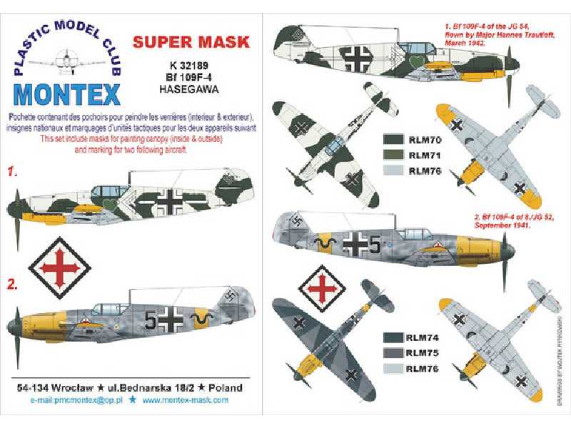 BF 109F-4 HASEGAWA - zdjęcie 1