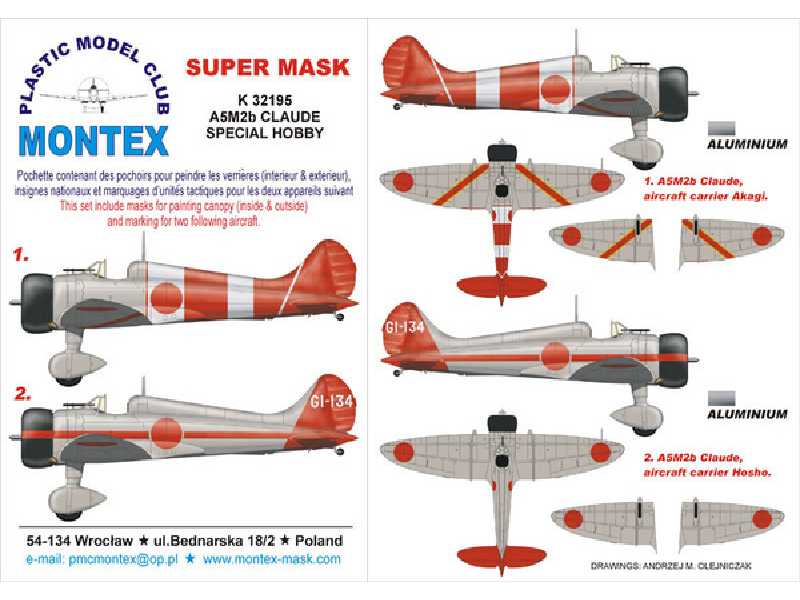 A5M2b Claude SPECIAL HOBBY - zdjęcie 1 A5M2b Claude SPECIAL HOBBY - zdjęcie 1