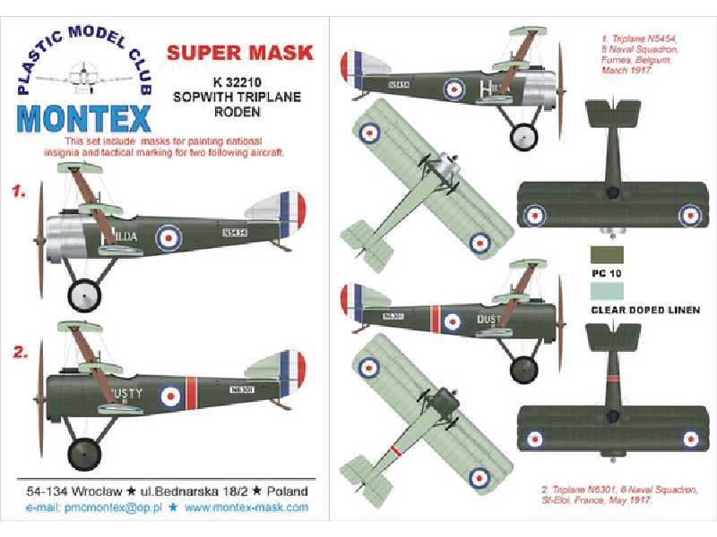 SOPWITH TRIPLANE RODEN - zdjęcie 1 SOPWITH TRIPLANE RODEN - zdjęcie 1