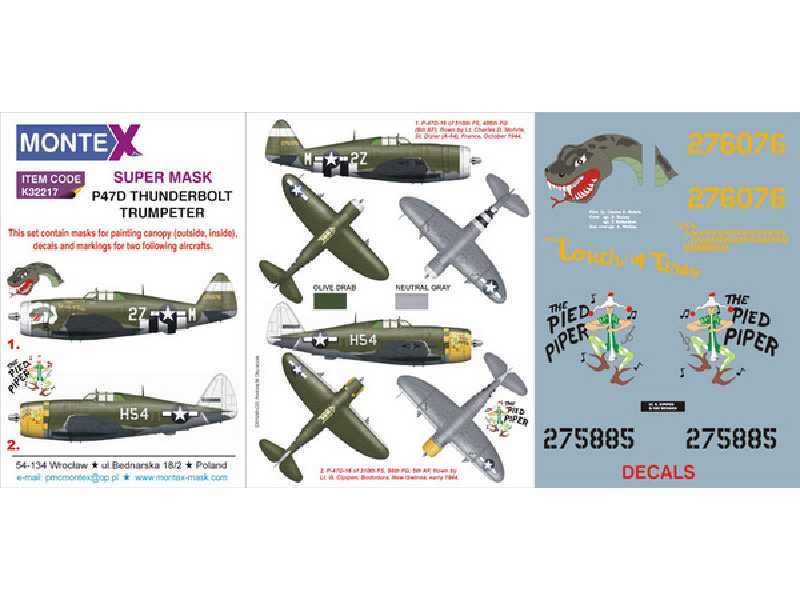 P-47D Razorback TRUMPETER - zdjęcie 1