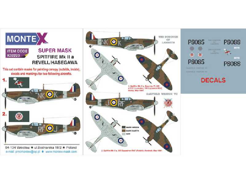 Spitfire Mk II a HASEGAWA - zdjęcie 1 Spitfire Mk II a HASEGAWA - zdjęcie 1