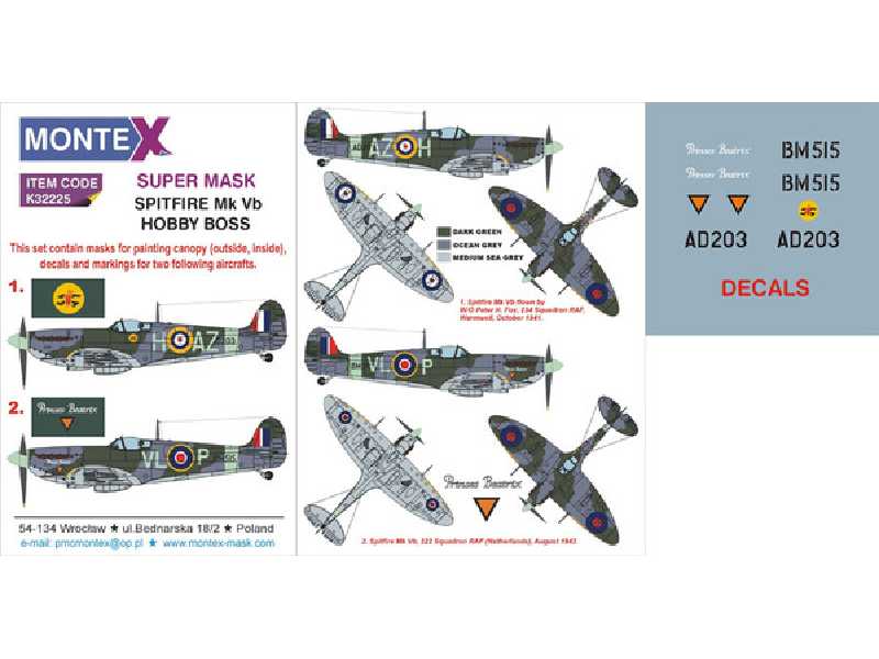 Spitfire Mk Vb HOBBY BOSS - zdjęcie 1