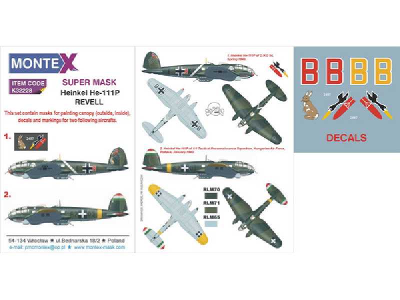 He 111P REVELL - zdjęcie 1 He 111P REVELL - zdjęcie 1