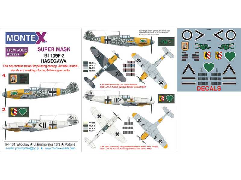 Bf 109F-2 HASEGAWA - zdjęcie 1 Bf 109F-2 HASEGAWA - zdjęcie 1