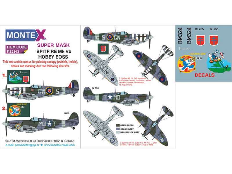 SPITFIRE Mk Vb HOBBY BOSS - zdjęcie 1 SPITFIRE Mk Vb HOBBY BOSS - zdjęcie 1