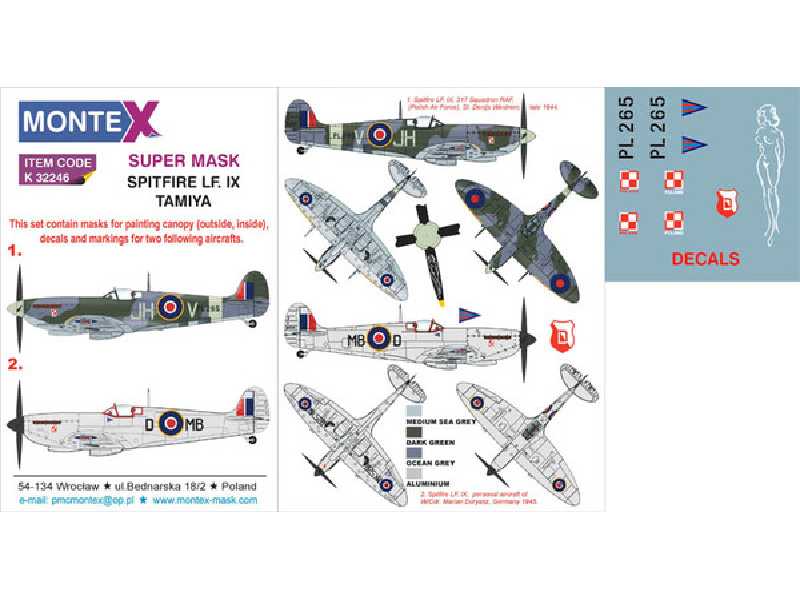 SPITFIRE Mk IX TAMIYA - zdjęcie 1 SPITFIRE Mk IX TAMIYA - zdjęcie 1