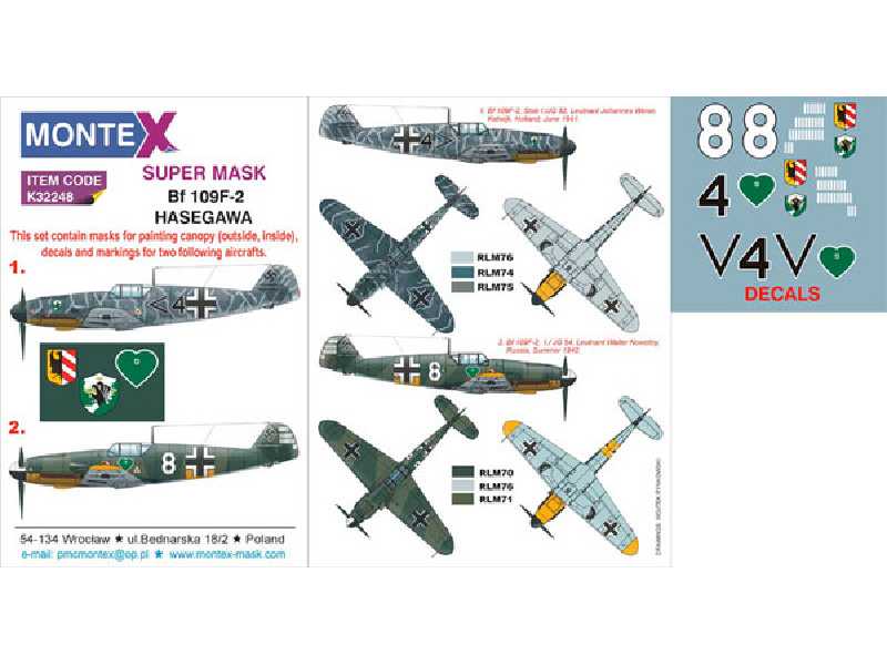 Bf 109F-2 HASEGAWA - zdjęcie 1 Bf 109F-2 HASEGAWA - zdjęcie 1