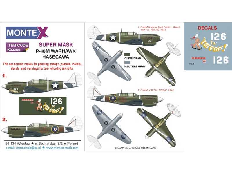 P-40M HASEGAWA - zdjęcie 1