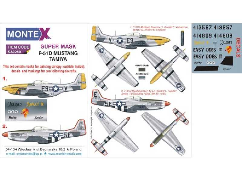 P-51D MUSTANG TAMIYA - zdjęcie 1 P-51D MUSTANG TAMIYA - zdjęcie 1