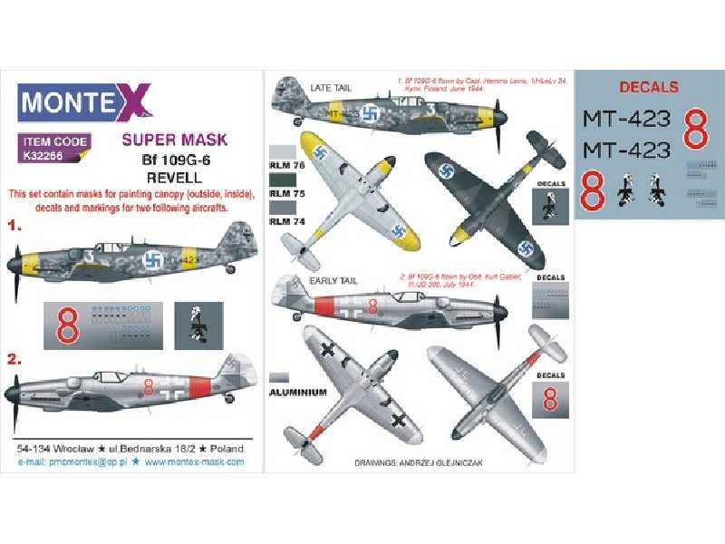 Bf 109G-6 REVELL - zdjęcie 1 Bf 109G-6 REVELL - zdjęcie 1