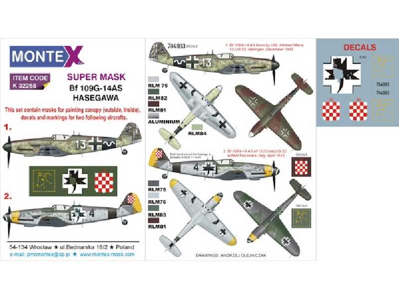 Bf 109G-14AS HASEGAWA - zdjęcie 1 Bf 109G-14AS HASEGAWA - zdjęcie 1