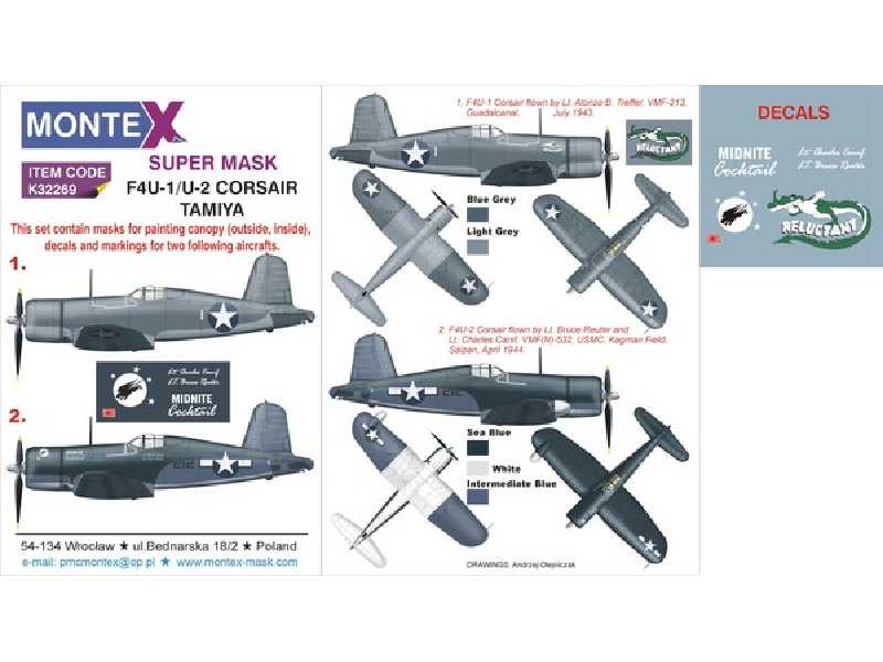 F4U-1 CORSAIR TAMIYA - zdjęcie 1 F4U-1 CORSAIR TAMIYA - zdjęcie 1