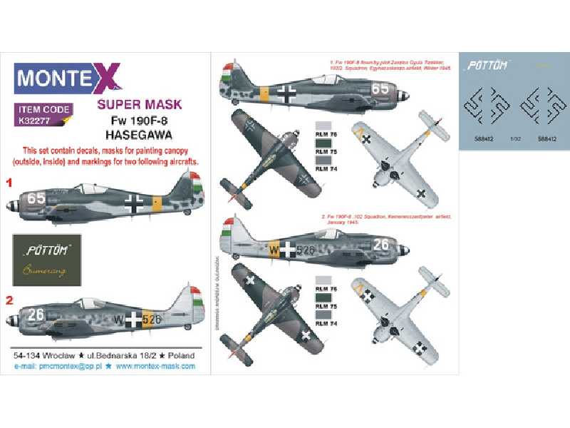 Fw 190F-8  (HASEGAWA) - zdjęcie 1