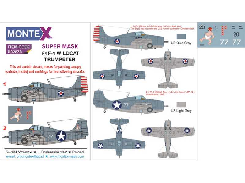 F4F-4 Wildcat (Trumpeter) - zdjęcie 1 F4F-4 Wildcat (Trumpeter) - zdjęcie 1