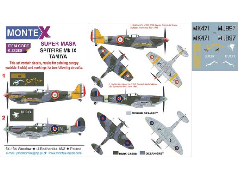 Spitfire Mk.IX (Tamiya) - zdjęcie 1 Spitfire Mk.IX (Tamiya) - zdjęcie 1