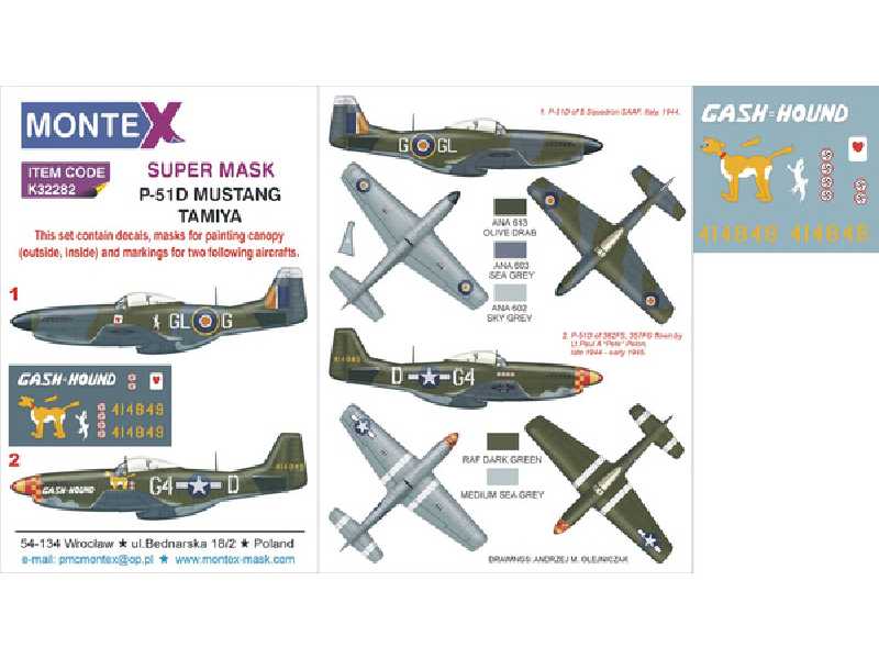 P-51D Mustang TAMIYA - zdjęcie 1 P-51D Mustang TAMIYA - zdjęcie 1