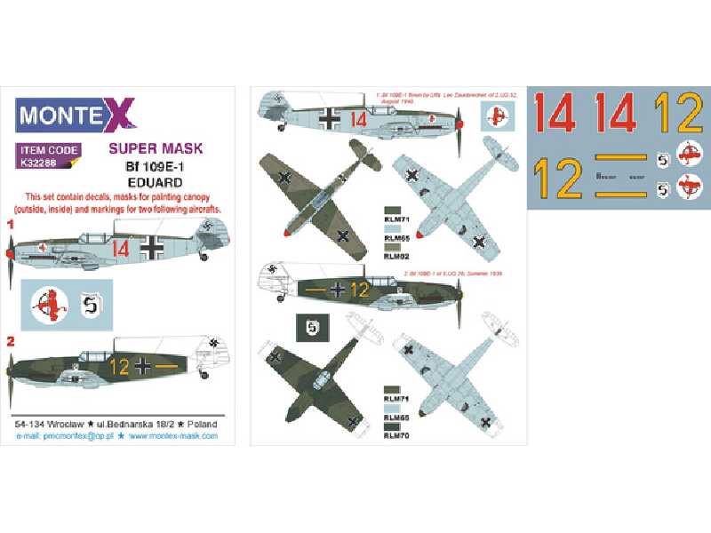 Bf 109E-1 EDUARD - zdjęcie 1