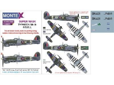 Typhoon Mk.Ib car door REVELL - zdjęcie 1