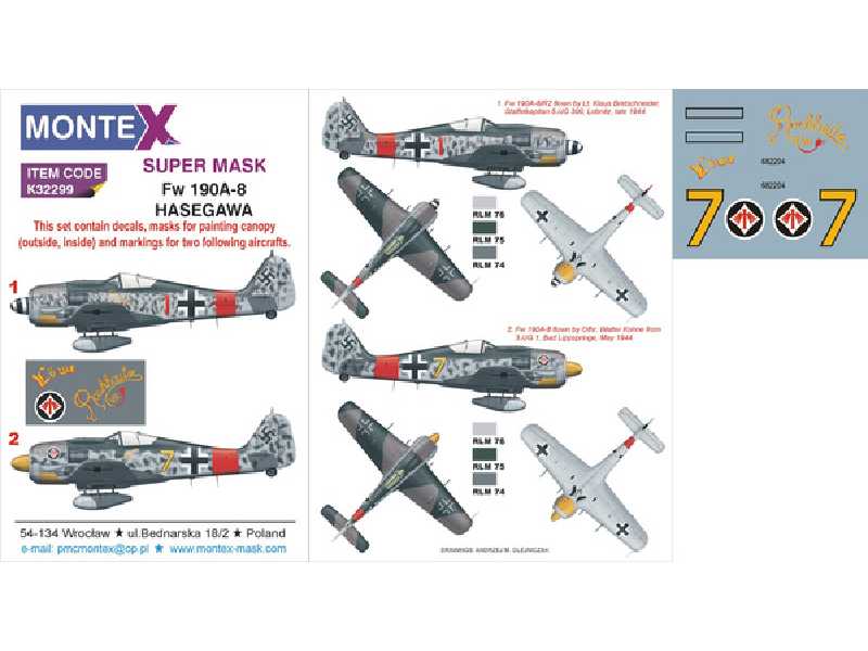 Fw 190A-8 HASEGAWA - zdjęcie 1 Fw 190A-8 HASEGAWA - zdjęcie 1