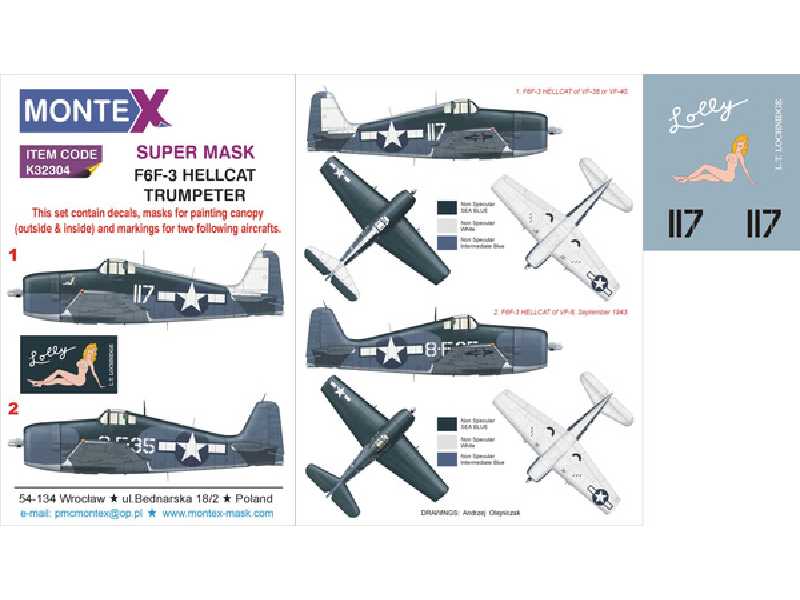 F6F-3 HELLCAT TRUMPETER - zdjęcie 1