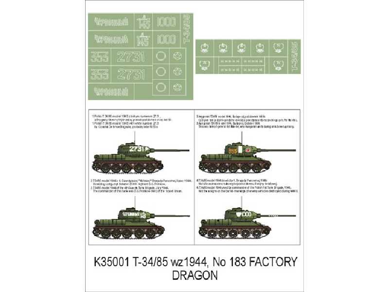 T – 34/85 Dragon - zdjęcie 1 T – 34/85 Dragon - zdjęcie 1