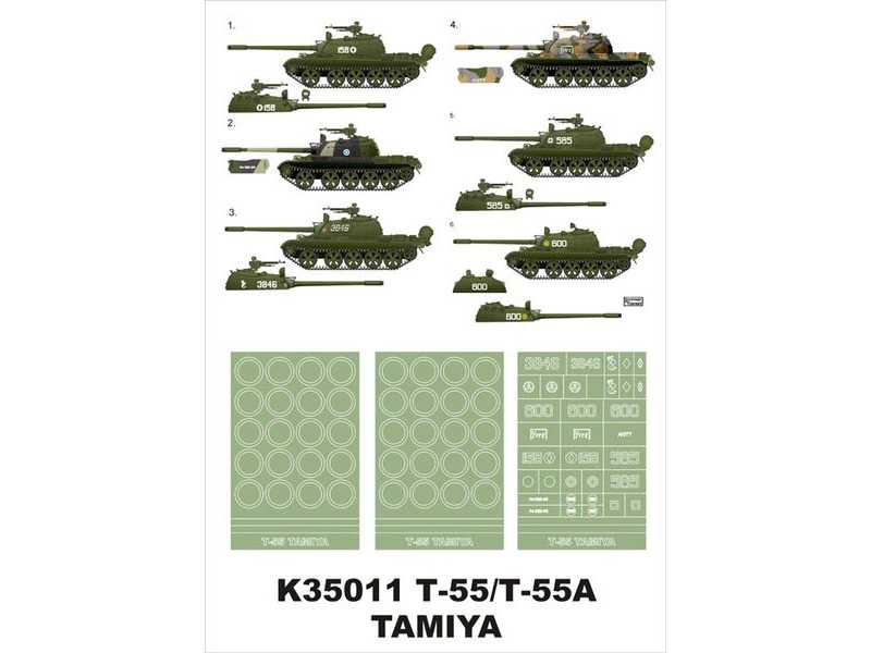 T-55/T-55A Tamiya - zdjęcie 1 T-55/T-55A Tamiya - zdjęcie 1