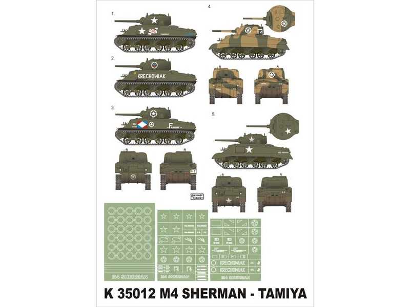 M4 Sherman Tamiya - zdjęcie 1 M4 Sherman Tamiya - zdjęcie 1