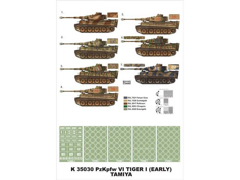 Tiger I Early  Tamiya - zdjęcie 1