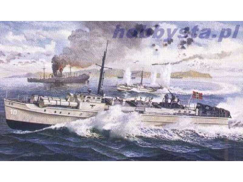 Niemiecka łódź torpedowa E Boat  - zdjęcie 1