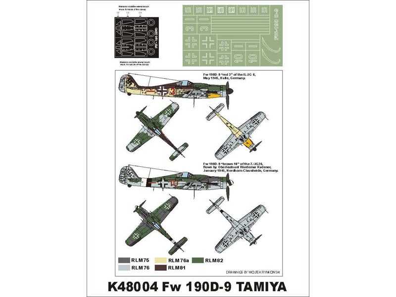 Fw 190 D9 Tamiya - zdjęcie 1 Fw 190 D9 Tamiya - zdjęcie 1
