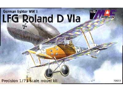 Niemiecki myśliwiec LFG Roland D VIa, I Wojna Światowa - zdjęcie 1