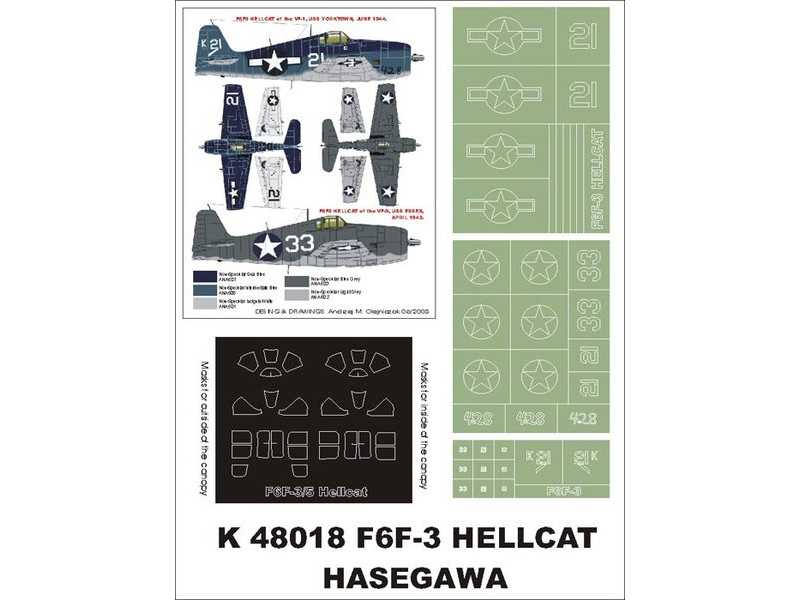 F6F3 Hellcat Hasegawa - zdjęcie 1