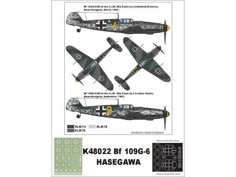 Me – 109 G6 Hasegawa - zdjęcie 1 Me – 109 G6 Hasegawa - zdjęcie 1
