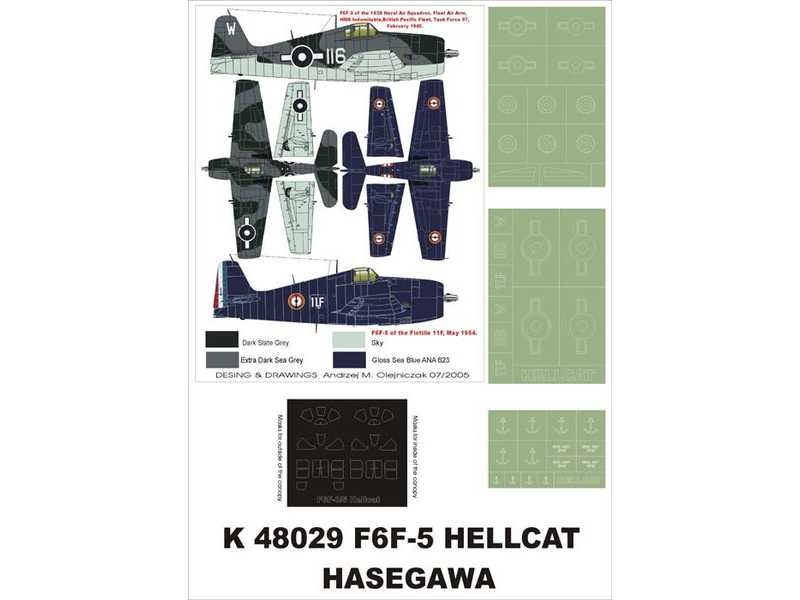 F6F-3/5 Hellcat Hasegawa - zdjęcie 1