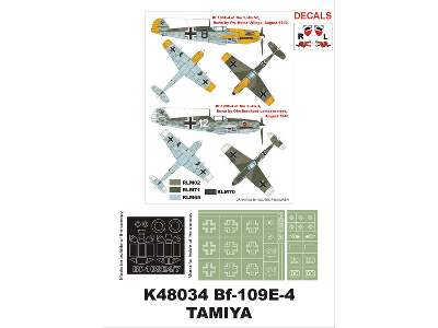 Bf 109E-4 Tamiya - zdjęcie 1