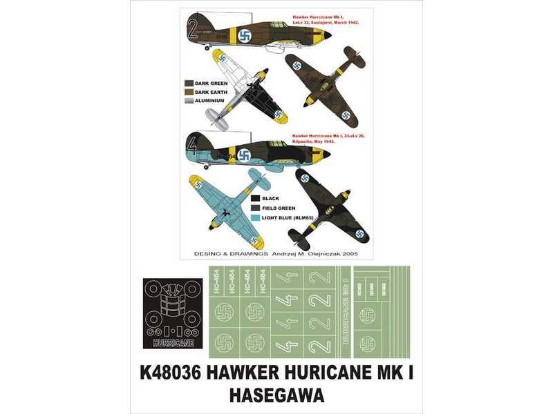 Hawker Hurricane I Hasegawa - zdjęcie 1 Hawker Hurricane I Hasegawa - zdjęcie 1