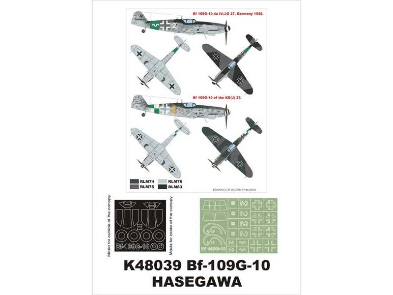 Bf 109G-10 Hasegawa - zdjęcie 1