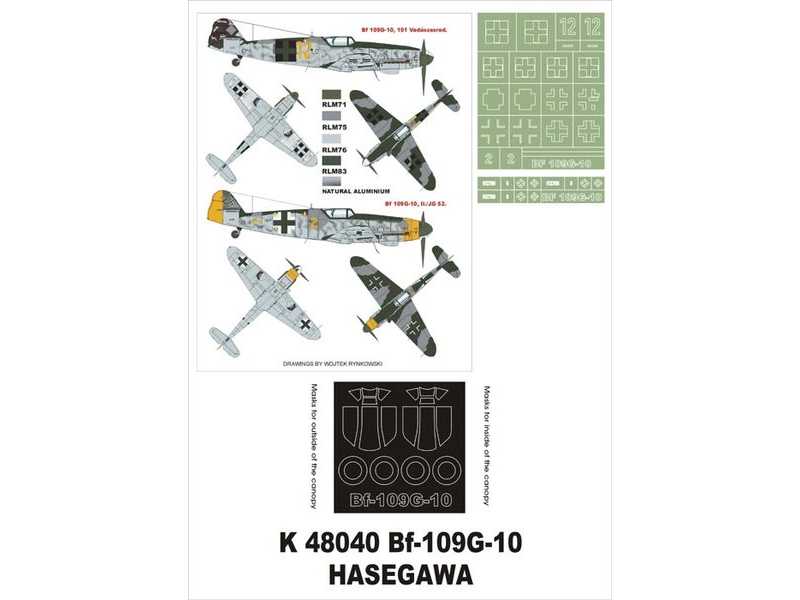 Bf 109G-10 Hasegawa - zdjęcie 1