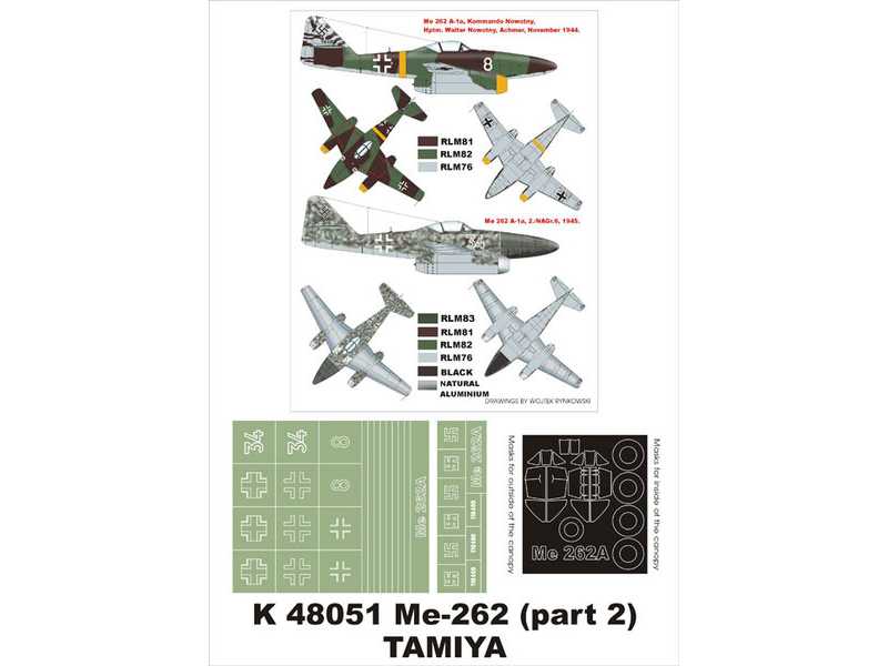 Me 262 (part 2) Tamiya - zdjęcie 1 Me 262 (part 2) Tamiya - zdjęcie 1