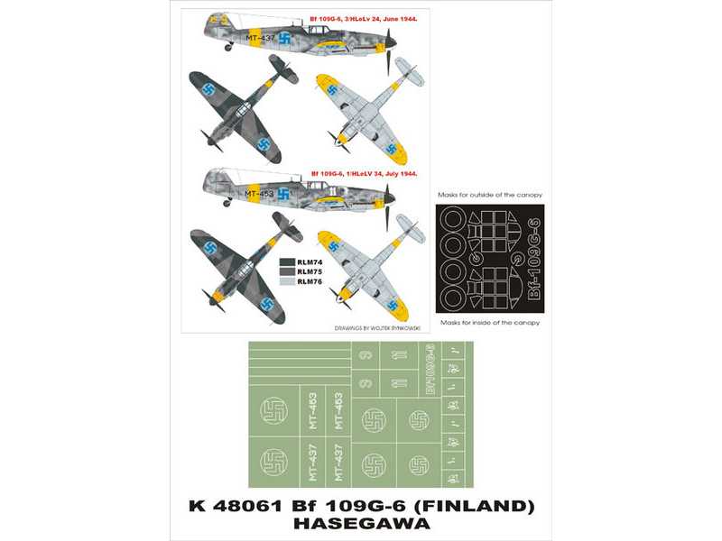 Bf-109G6 (FINLAND) Hasegawa - zdjęcie 1 Bf-109G6 (FINLAND) Hasegawa - zdjęcie 1