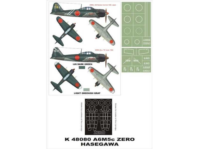 A6M5c Zero Hasegawa - zdjęcie 1 A6M5c Zero Hasegawa - zdjęcie 1