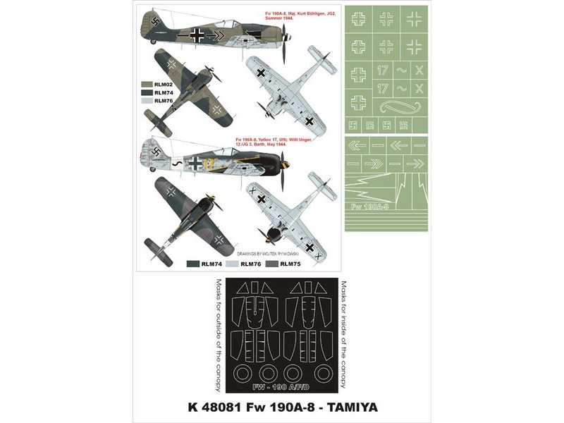 Fw 190A-8 Tamiya - zdjęcie 1 Fw 190A-8 Tamiya - zdjęcie 1