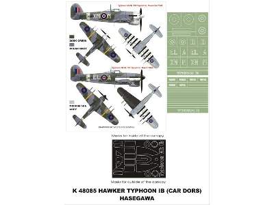 Hawker TyphoonIB Hasegawa - zdjęcie 1